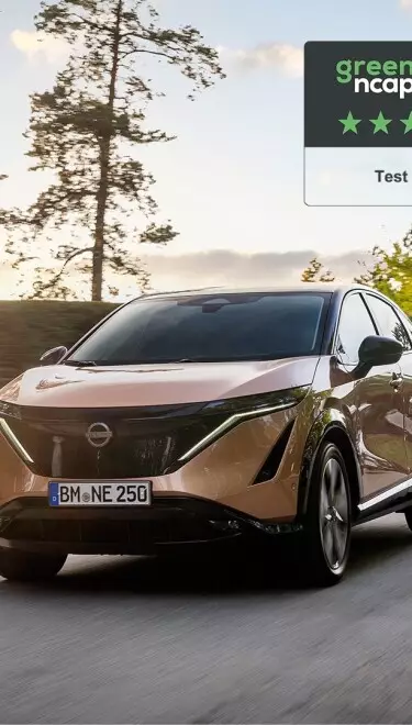 A NISSAN ARIYA 5 CSILLAGOS MINŐSÍTÉST ÉRT EL A GREEN NCAP TESZTEN