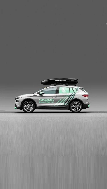 Kávé elektromos kerekeken: az Elroq és az Enyaq mobil kávézóvá változott