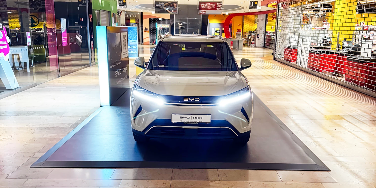 Megérkezett a Duna Autó Szegedre – és vele a BYD is az Árkádba!