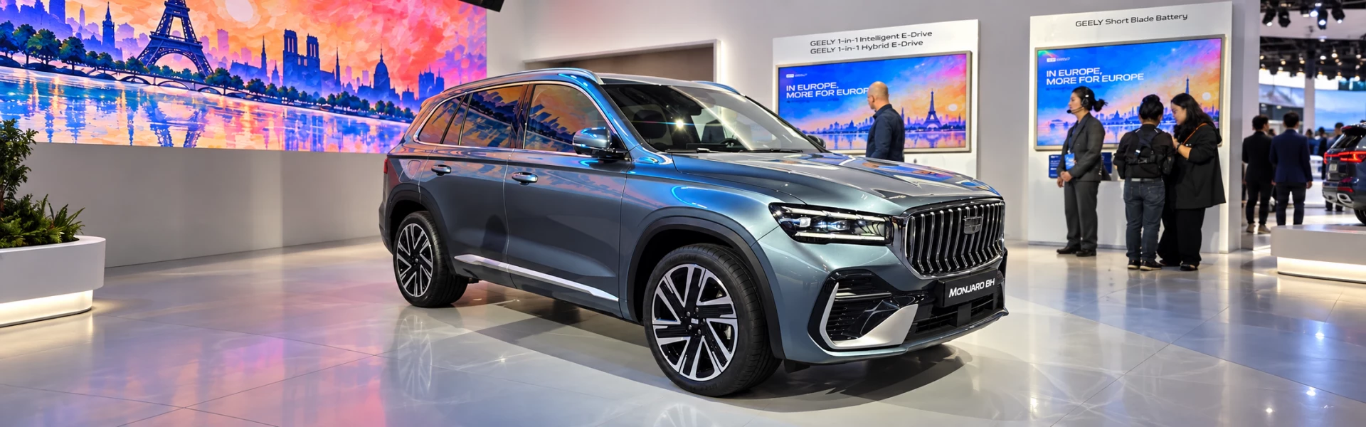 Párizsban debütált a GEELY MONJARO EM-i – a Duna Autó is képviselteti magát