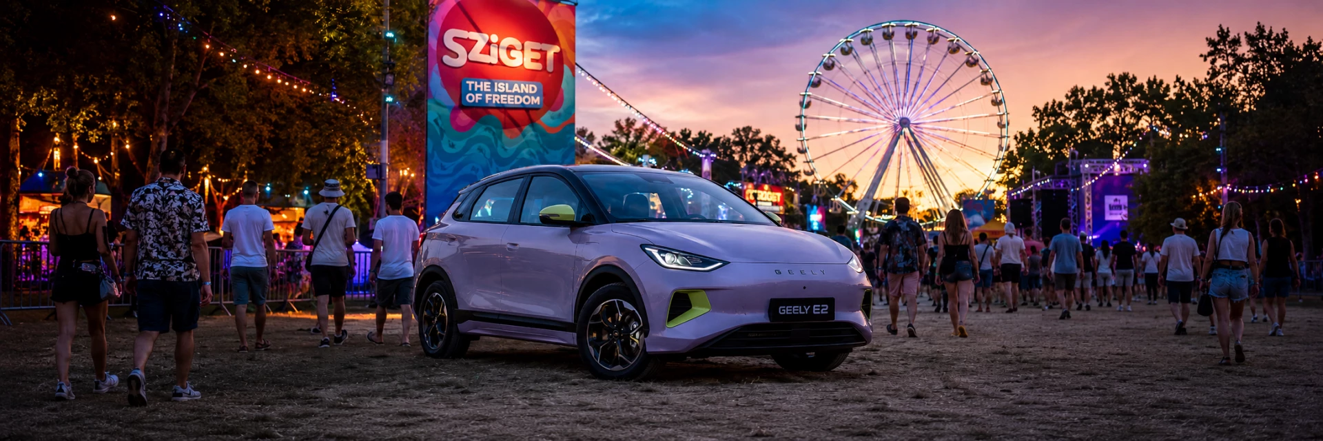 A Sziget Fesztiválon mutatkozik be az új Geely modell