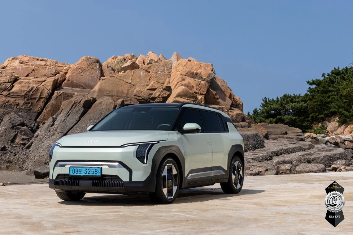 WWCOTY kompakt SUV kategóriájának 2025-ös győztese a Kia EV3