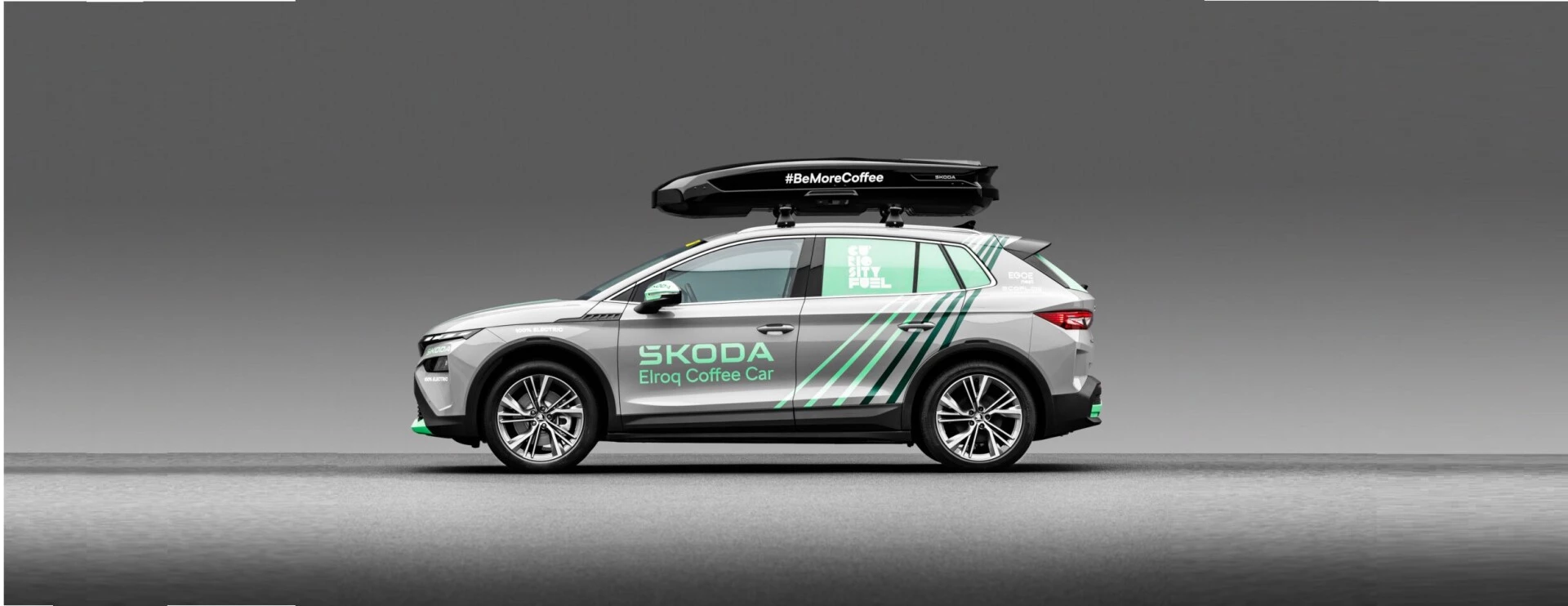 Kávé elektromos kerekeken: az Elroq és az Enyaq mobil kávézóvá változott