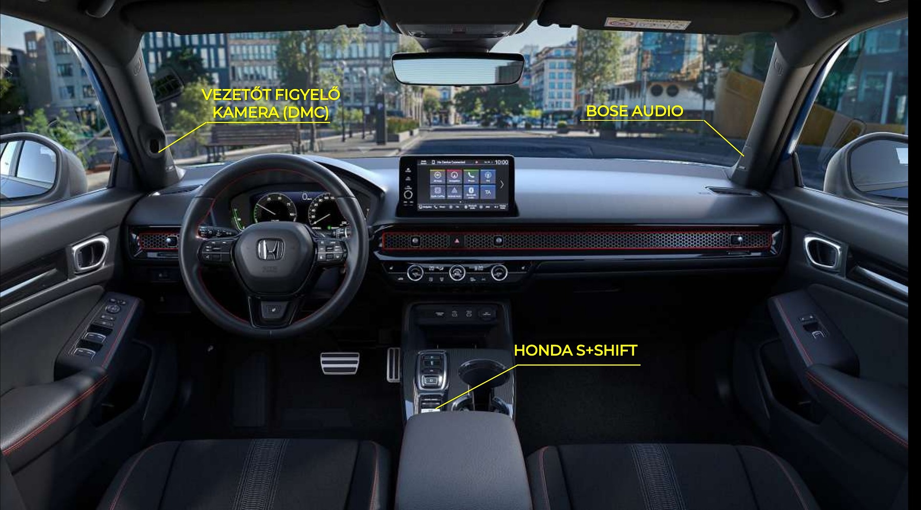 Honda Civic Sport vezetőfigyelő kamerával