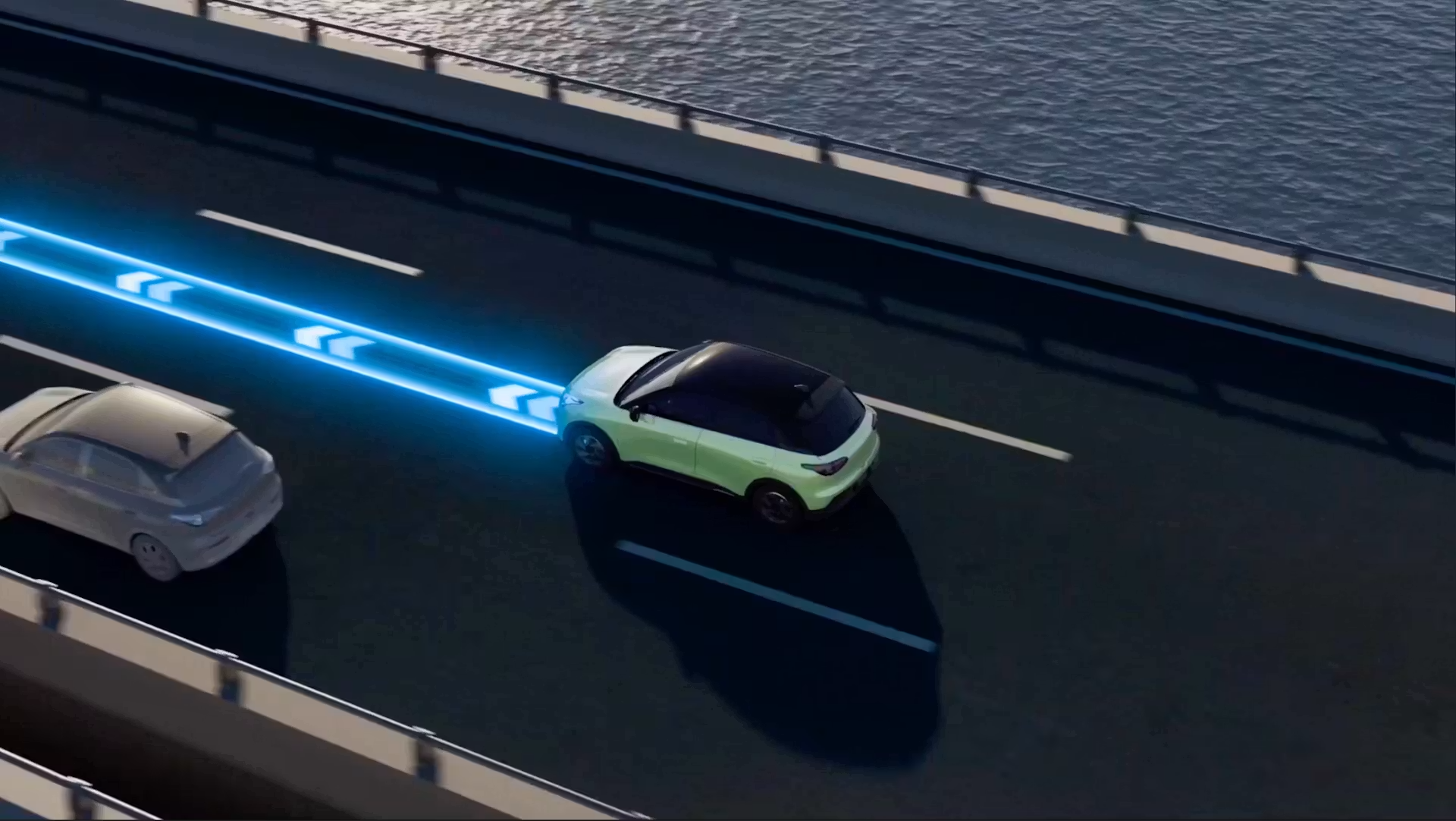 Geely E2 540 fokos környezeti megjelenítés