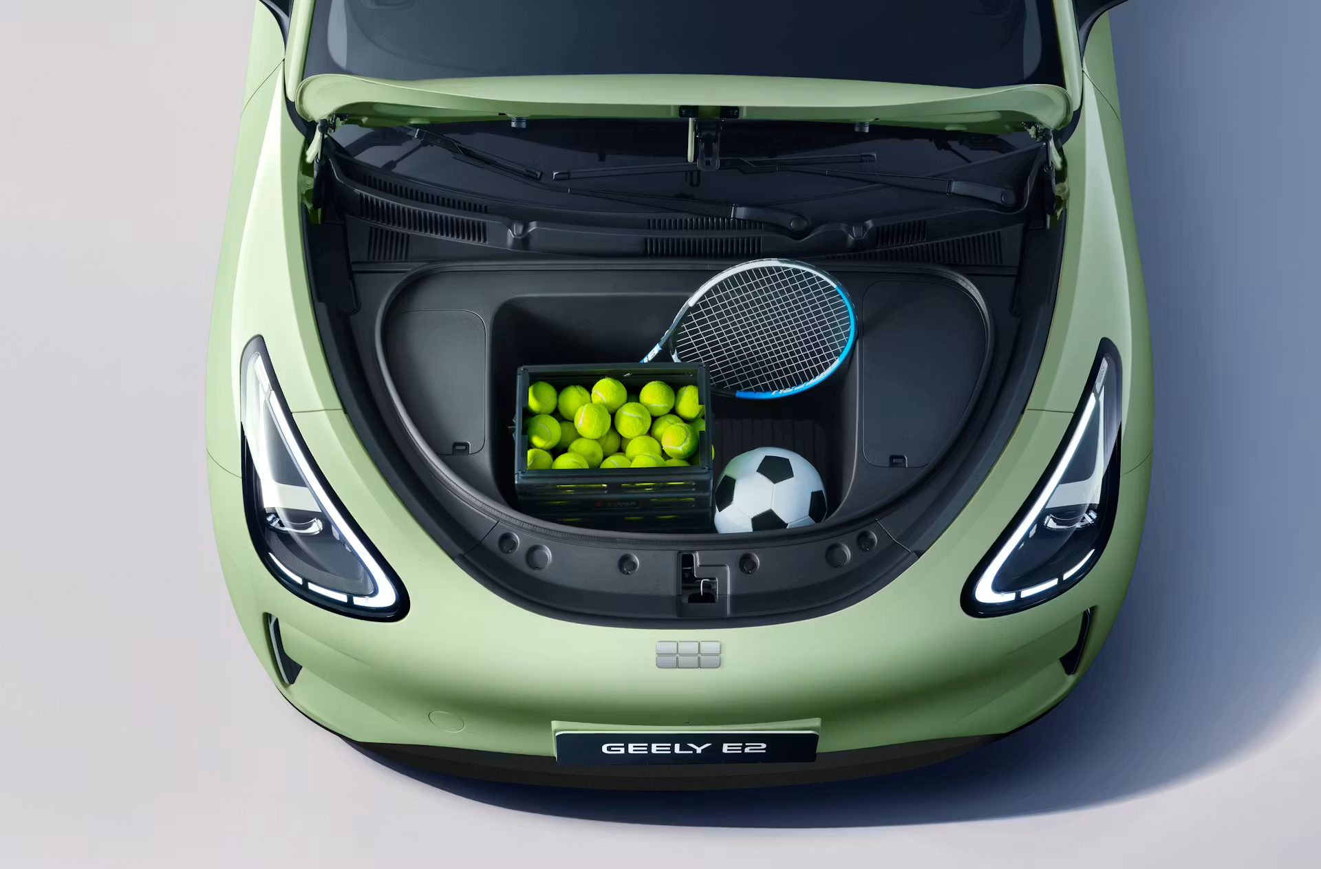 Geely E2 hátsó csomagtér