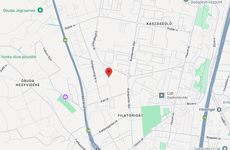 Óbuda - Autóváros térképe