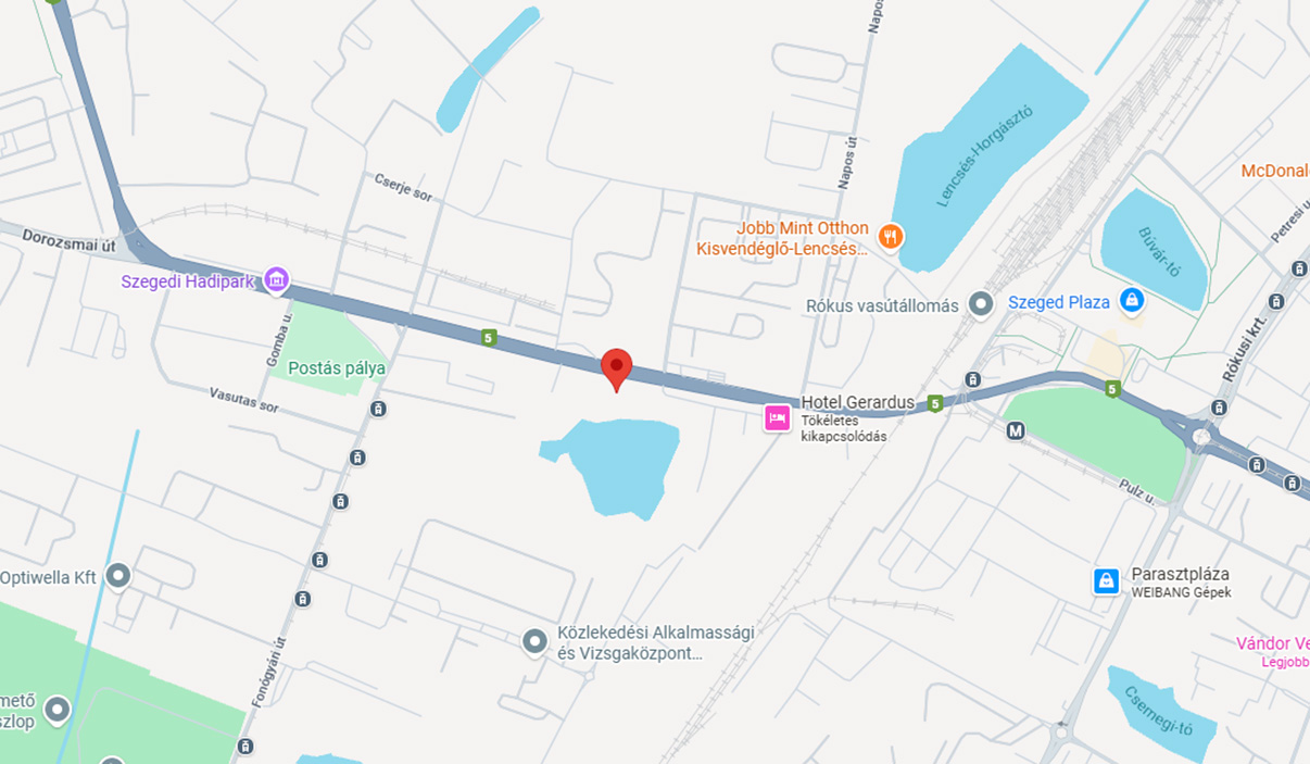 Karosszéria Javítóközpont Szeged térképe