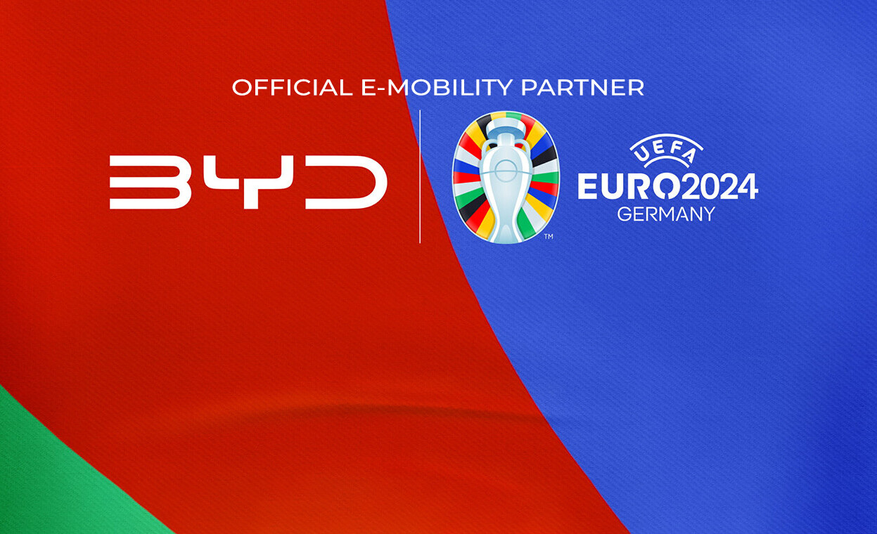 A BYD az UEFA EURO 2024™ hivatalos e-mobilitási partnere