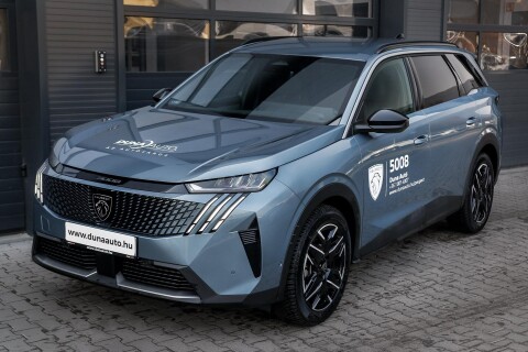5008 1.2 Hybrid Allure e-DCT6 (7 személyes ) Bemutató autó 145 Le Hybrid. Navi csom.Grip control.Drive Ass cs