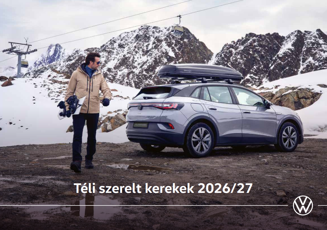 Volkswagen téli szerelt kerekek katalógus 2026/27